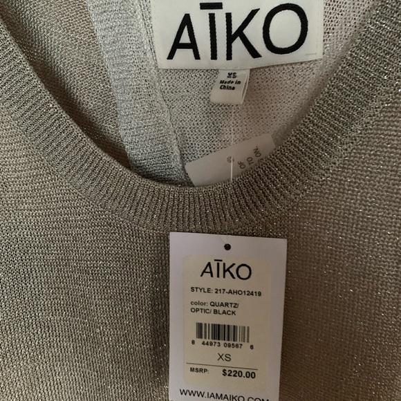 AIKO quartz optic metallic colorblock tank XS - Picture 3 of 7